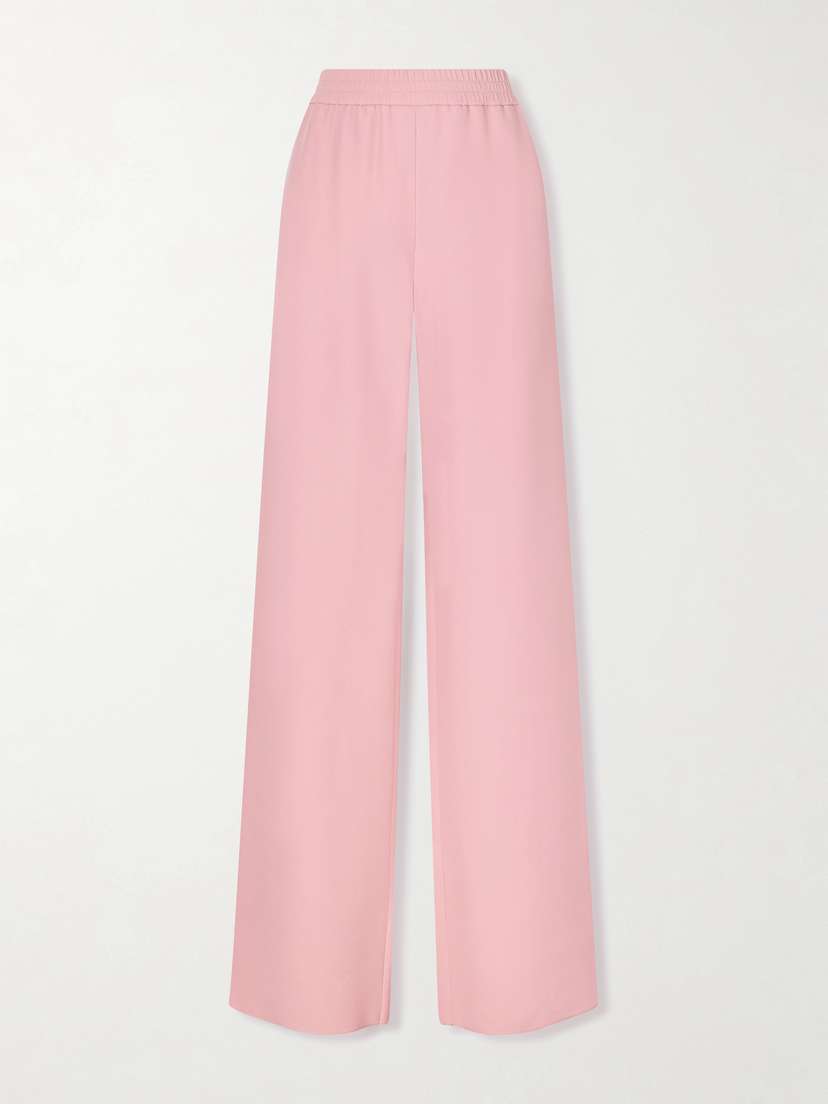 Valentino Garavani Silk-cady Wide-leg Pants