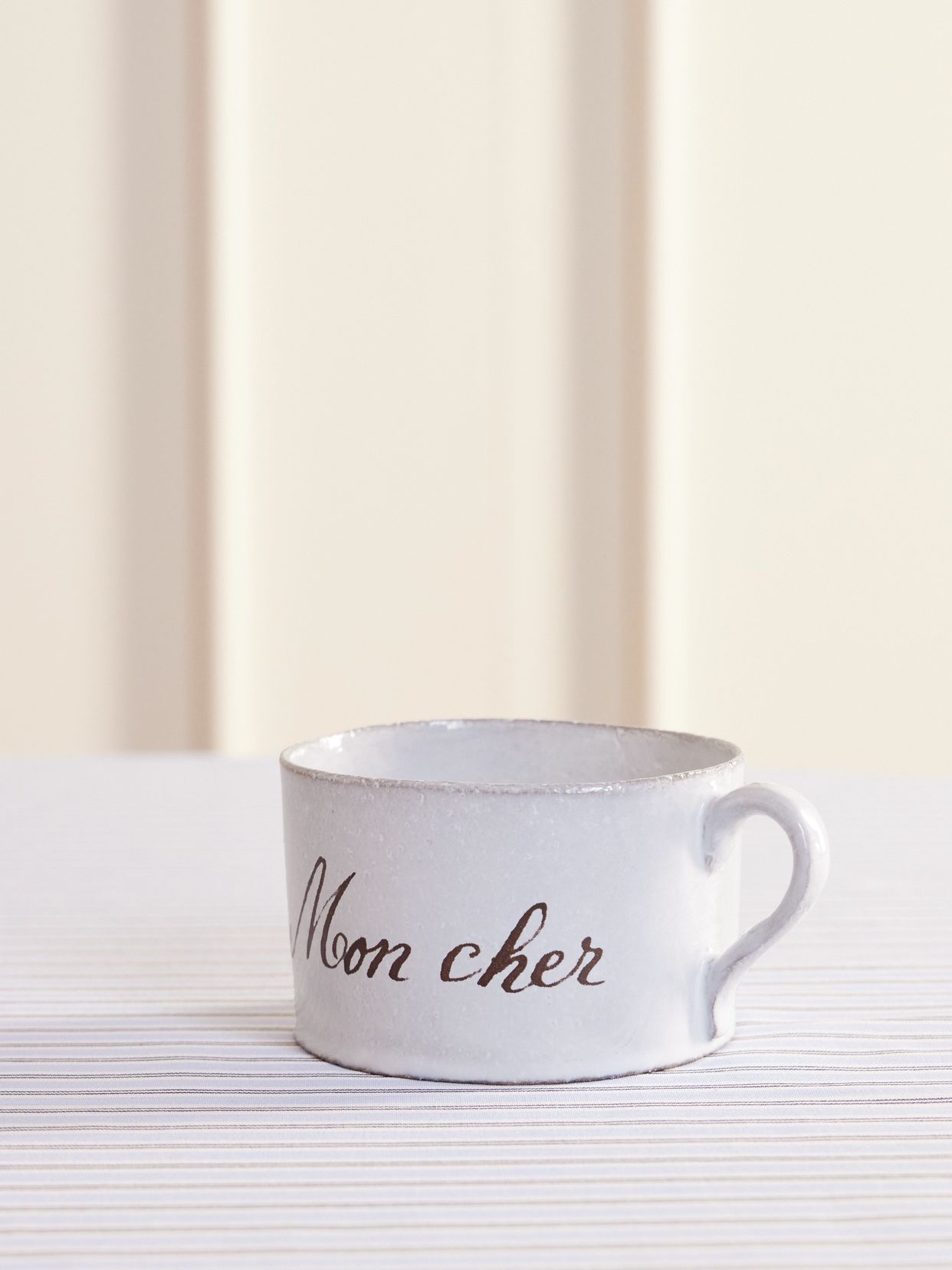+ John Derian Mon Cher ceramic cup