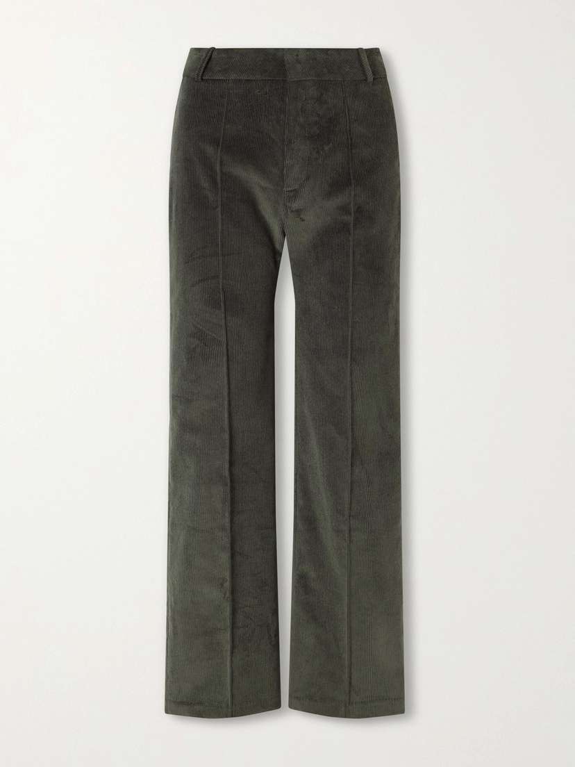 DESTREE Yoshimoto Straight-leg Cotton Corduroy Pants