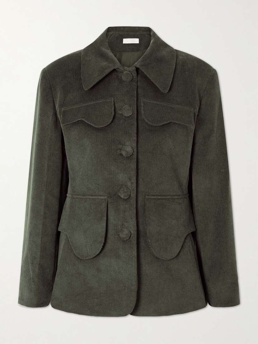 DESTREE Tamara Cotton-blend Corduroy Blazer