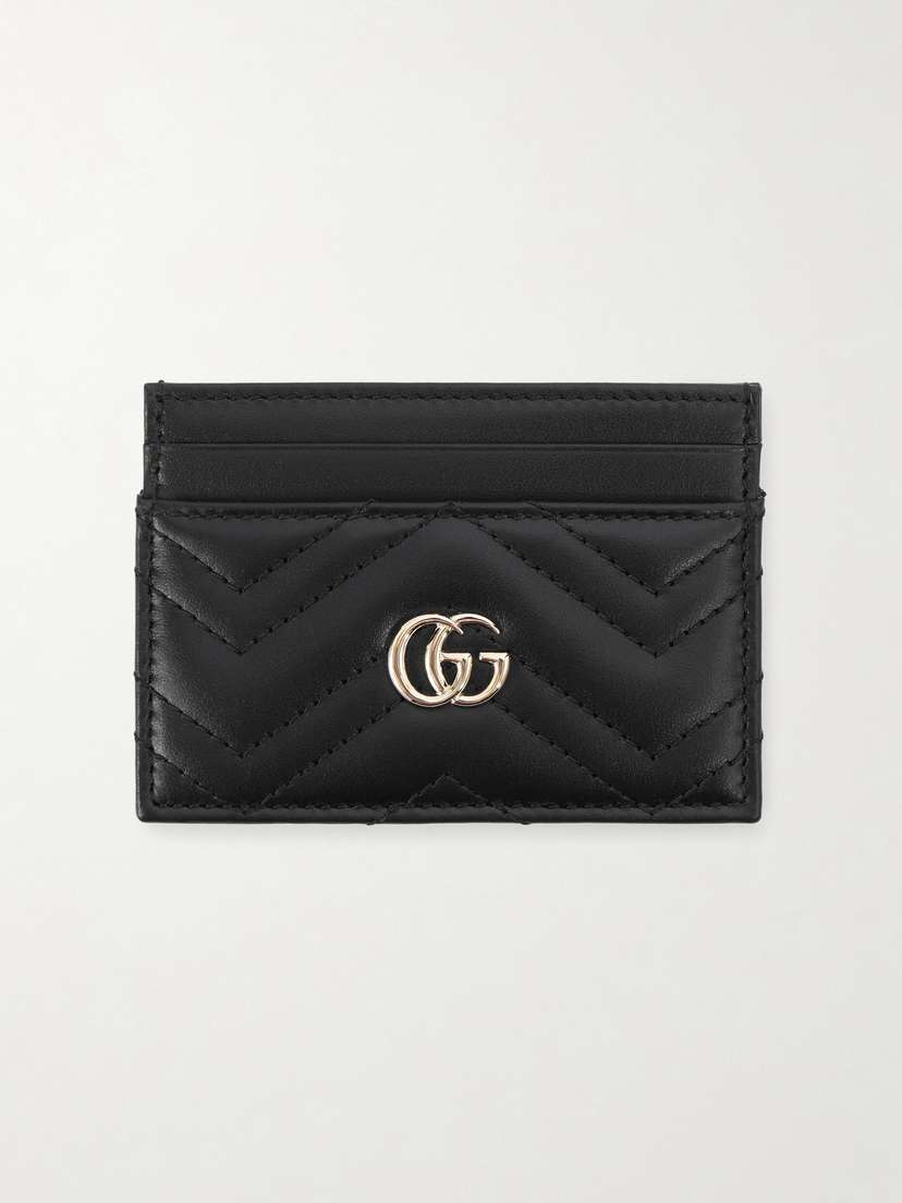 Gucci Gg Marmont Quilted Leather Cardholder