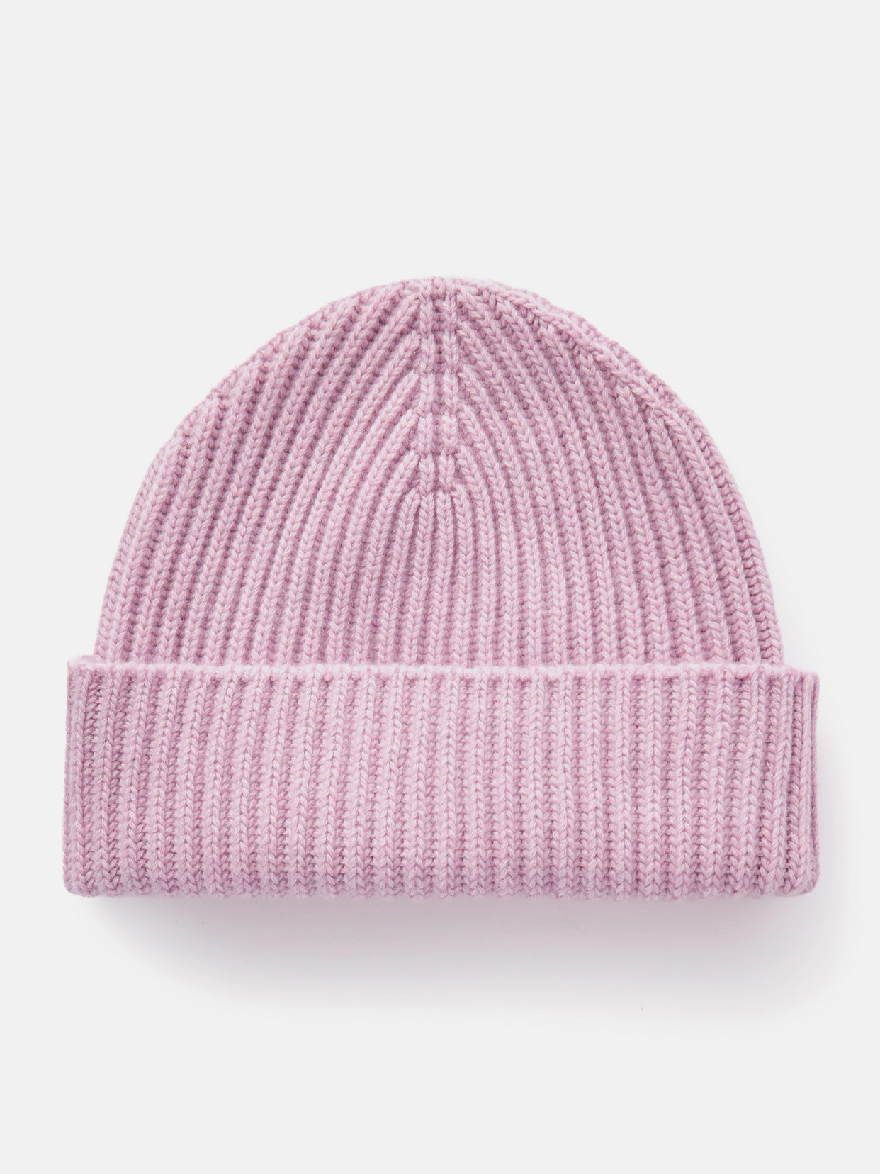 Johnstons Of Elgin Lovat Ribbed Cashmere Beanie In Pink