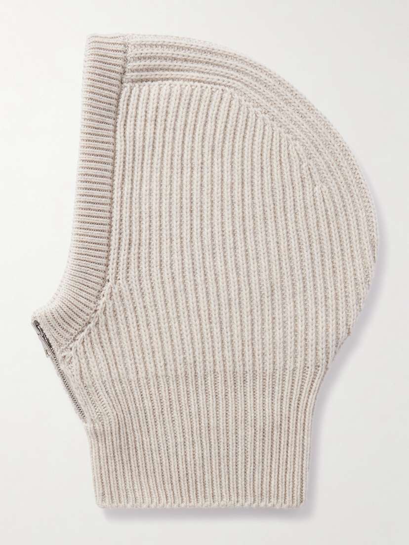 Johnstons of Elgin Nevis Ribbed Cashmere Hood