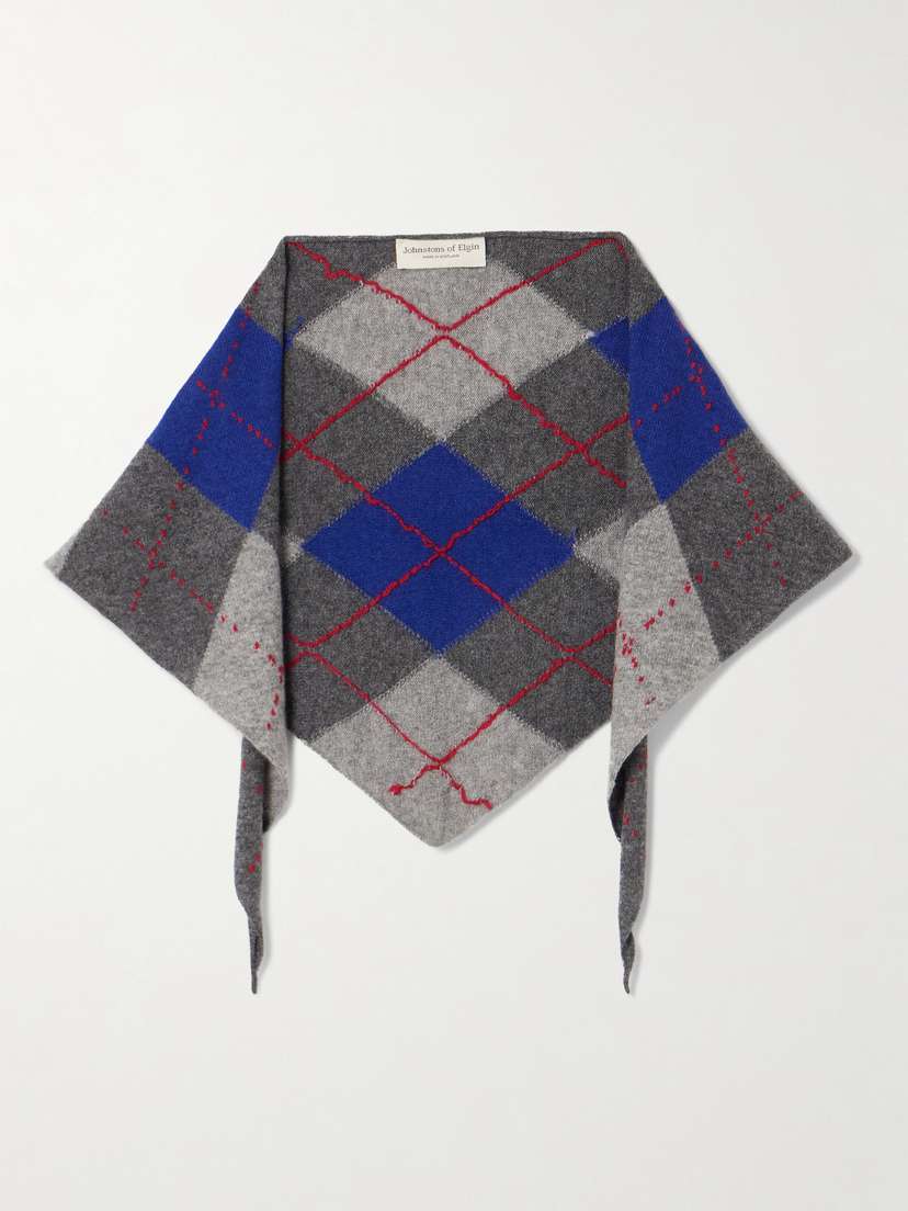 Johnstons of Elgin Clan Argyle Cashmere Scarf