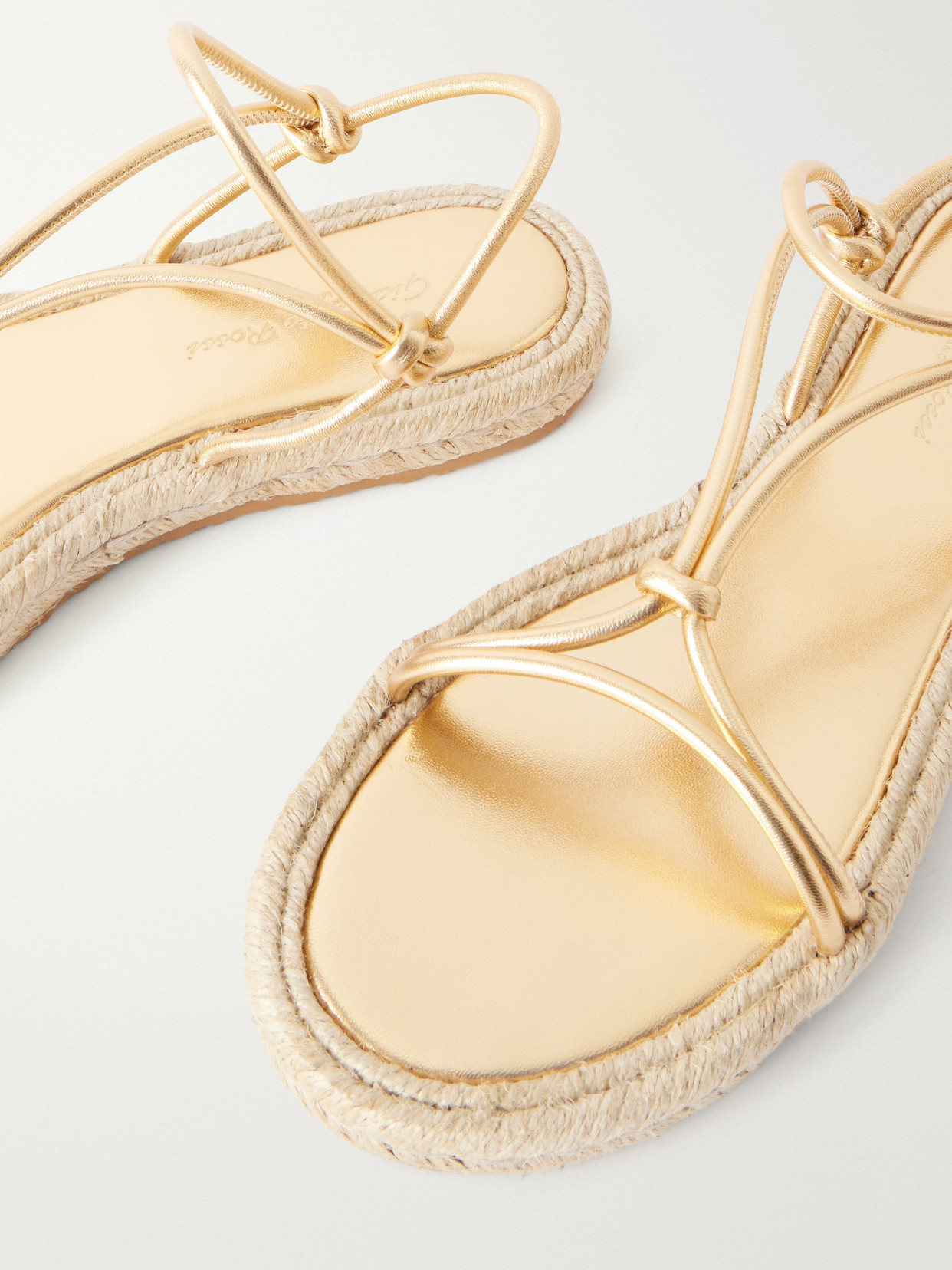 Leather Espadrille Sandals