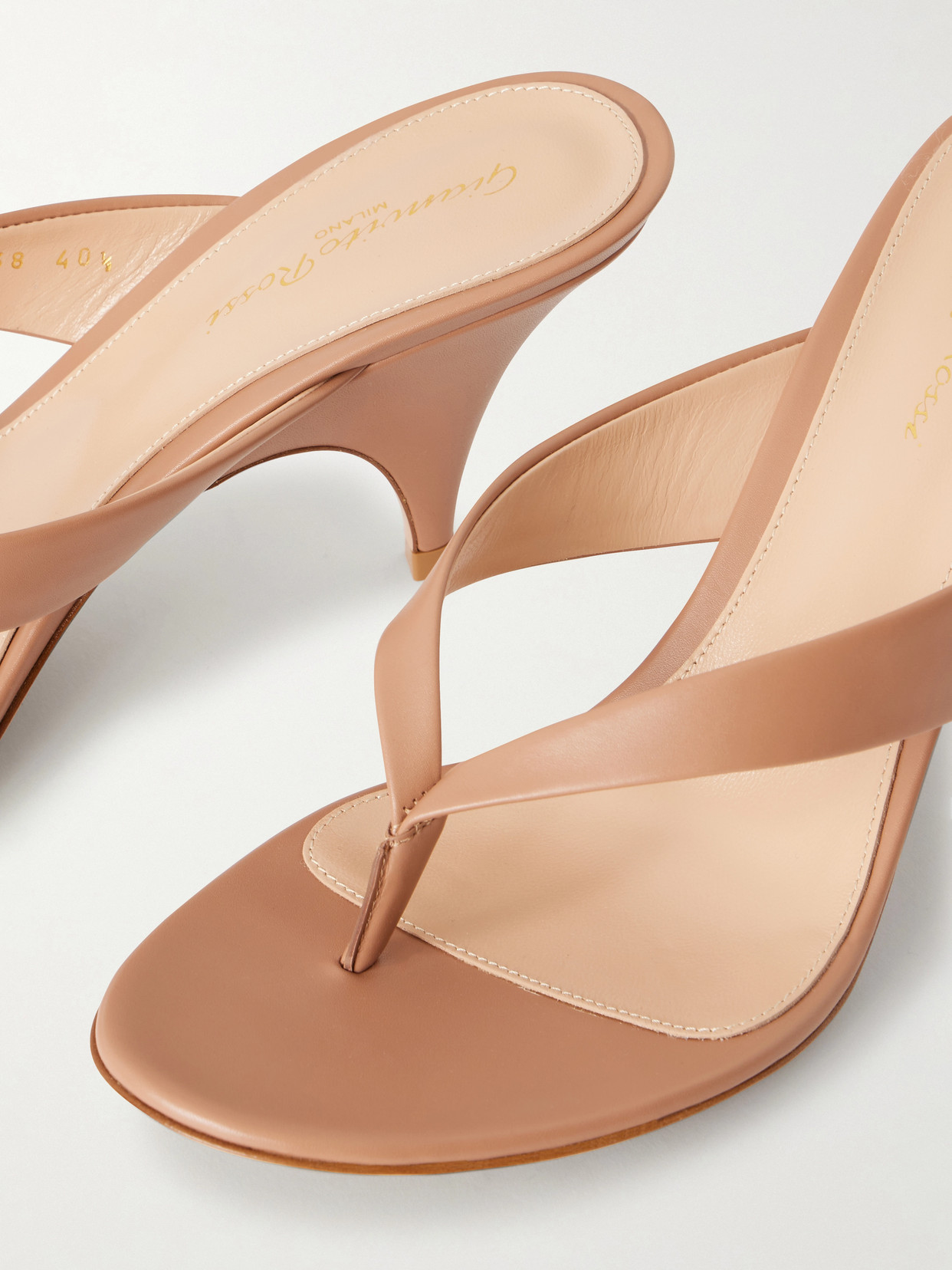 Sofia 70 Leather Thong Sandals