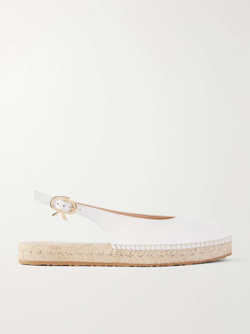 Gianvito Rossi Paz Leather Slingback Espadrilles | Thumbnail 7 Gianvito Rossi Paz Leather Slingback Espadrilles | Thumbnail 7