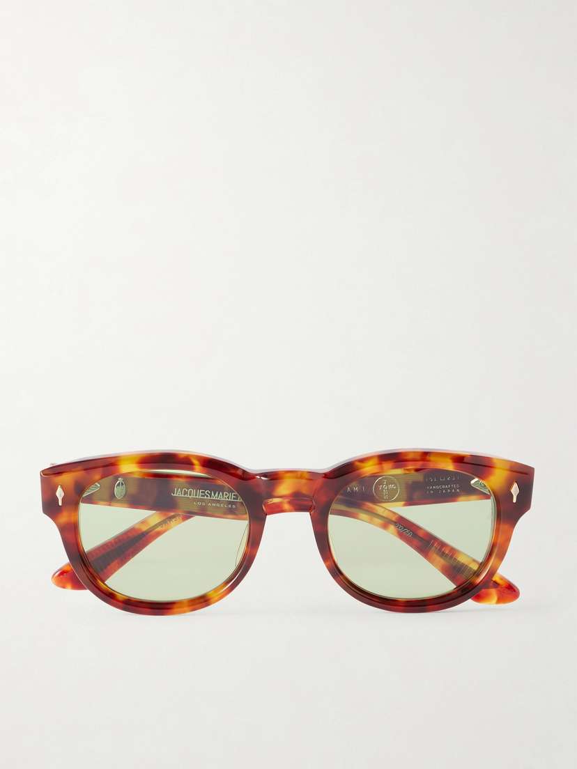 Jacques Marie Mage Dr. Dream Round-frame Tortoiseshell Acetate Sunglasses