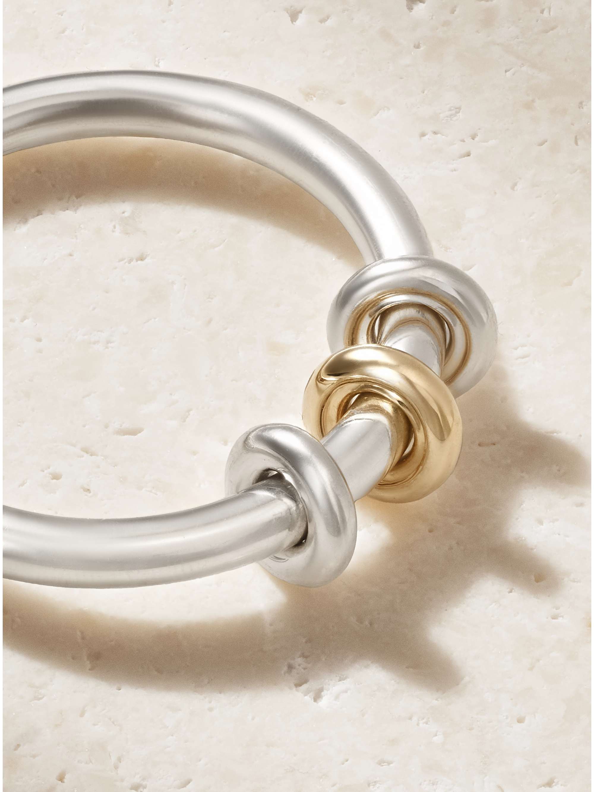 Spinelli Kilcollin シリウス リング k18 706P▲ SPINELLI KILCOLLIN Sirius sterling silver and 18-karat gold ring