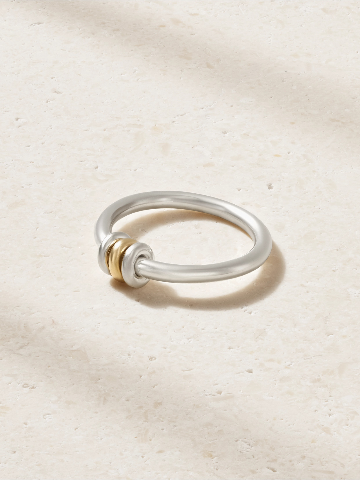 Spinelli Kilcollin Sirius Sterling Silver And 18-karat Gold Ring