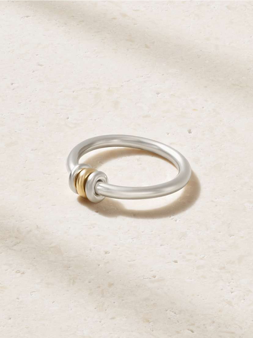 Spinelli Kilcollin Sirius Sterling Silver And 18-karat Gold Ring