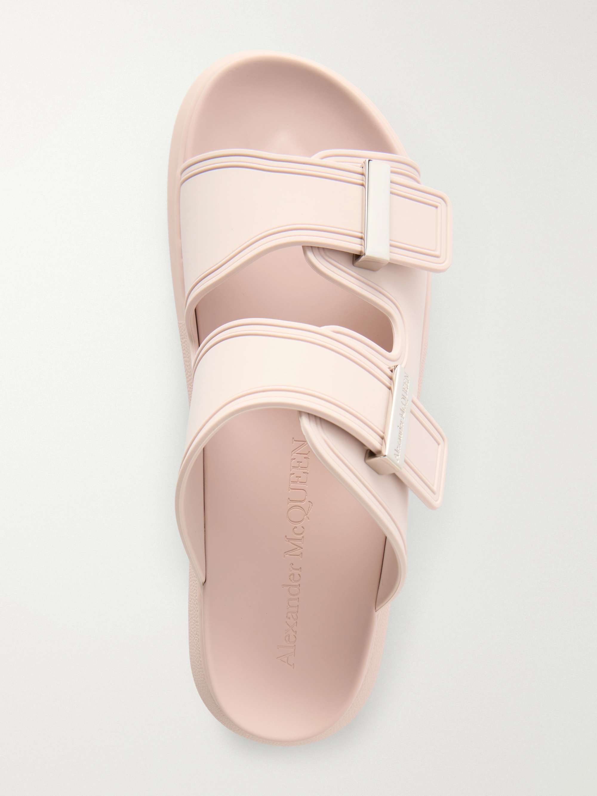 MCQUEEN Rubber exaggerated-sole sandals | NET-A-PORTER