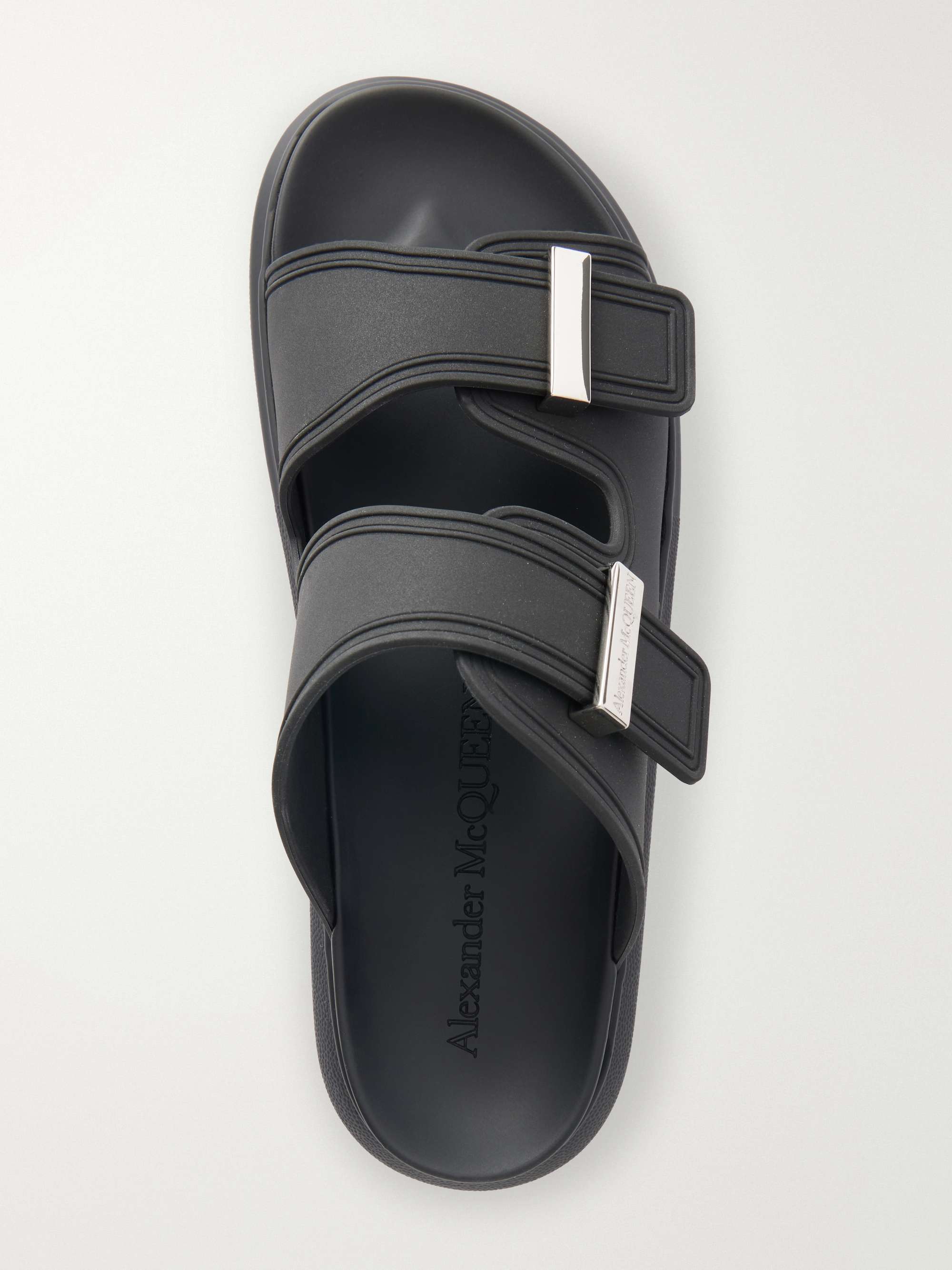 MCQUEEN Rubber exaggerated-sole sandals | NET-A-PORTER