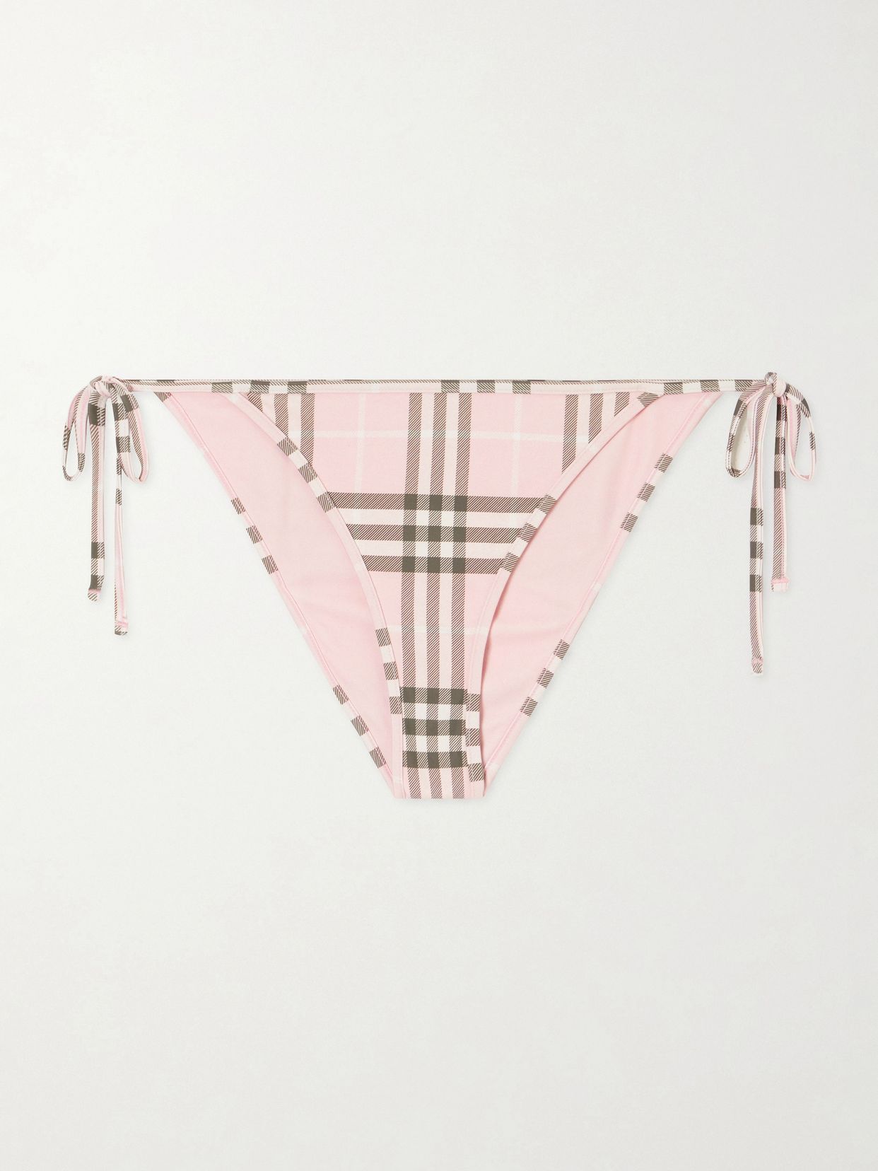 BURBERRY 사디 체크 비키니 브리프