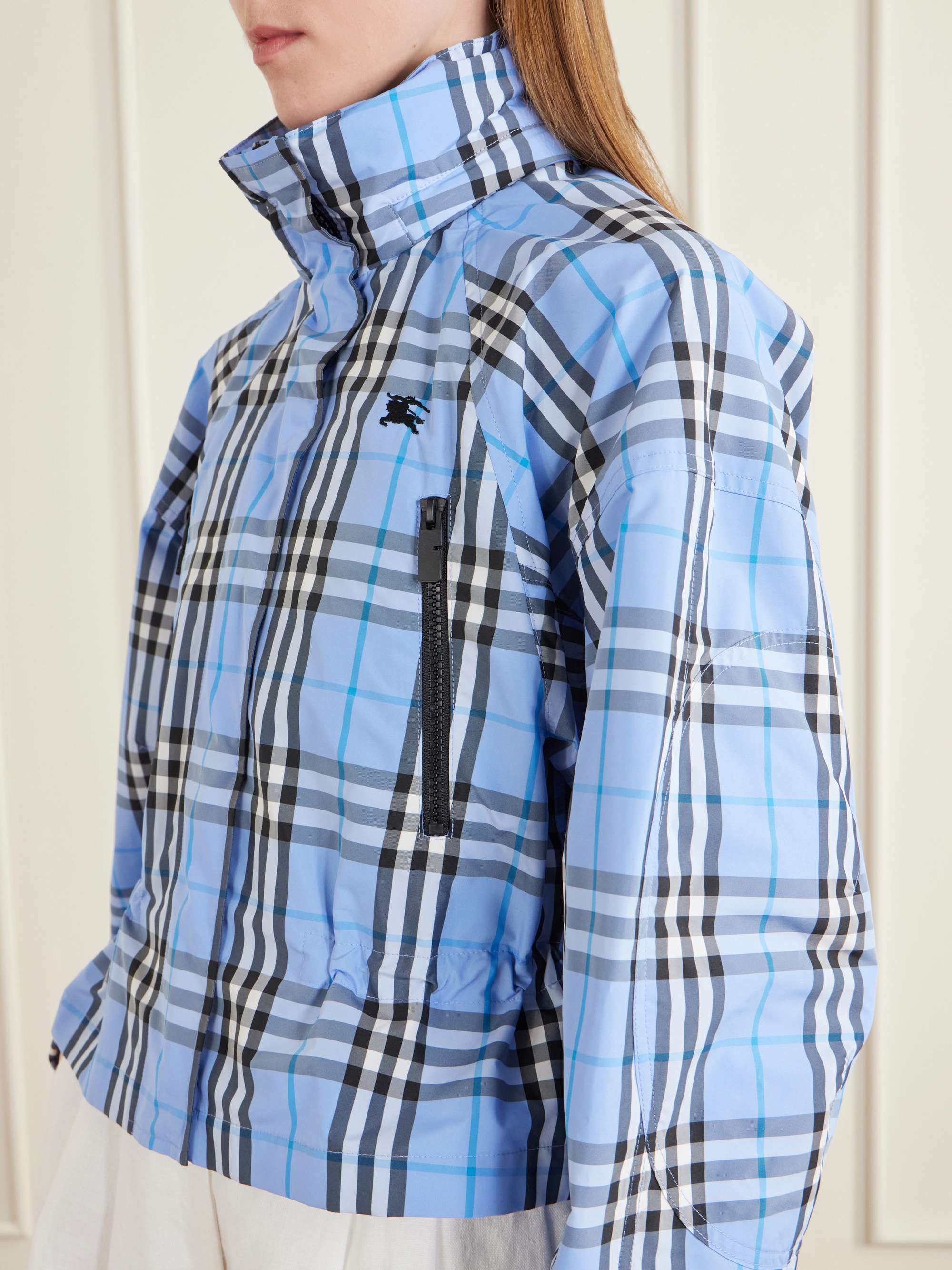 BURBERRY Layham checked shell jacket | NET-A-PORTER