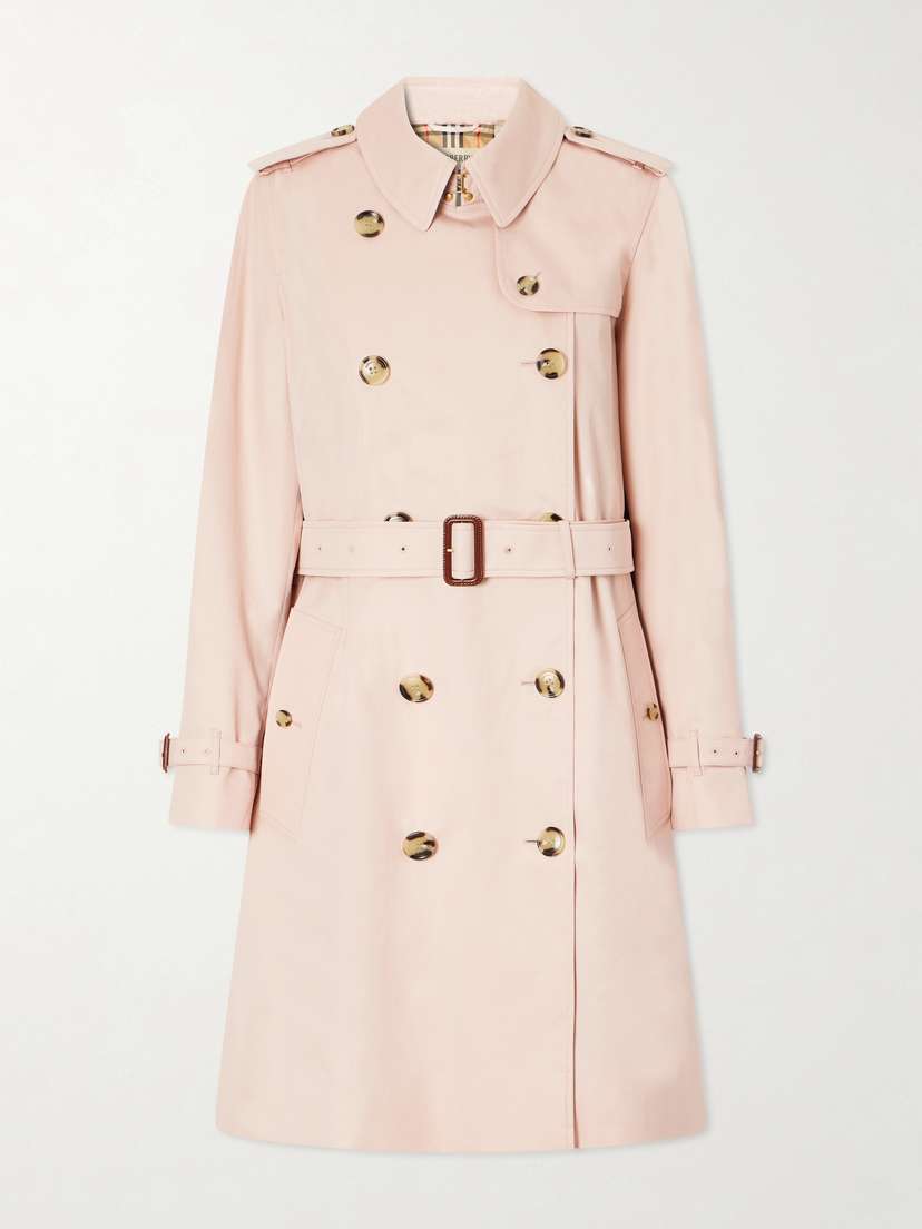 Burberry Kensington Double-breasted Belted Cotton-gabardine Trench Coat | Thumbnail 7 Burberry Kensington Double-breasted Belted Cotton-gabardine Trench Coat | Thumbnail 7