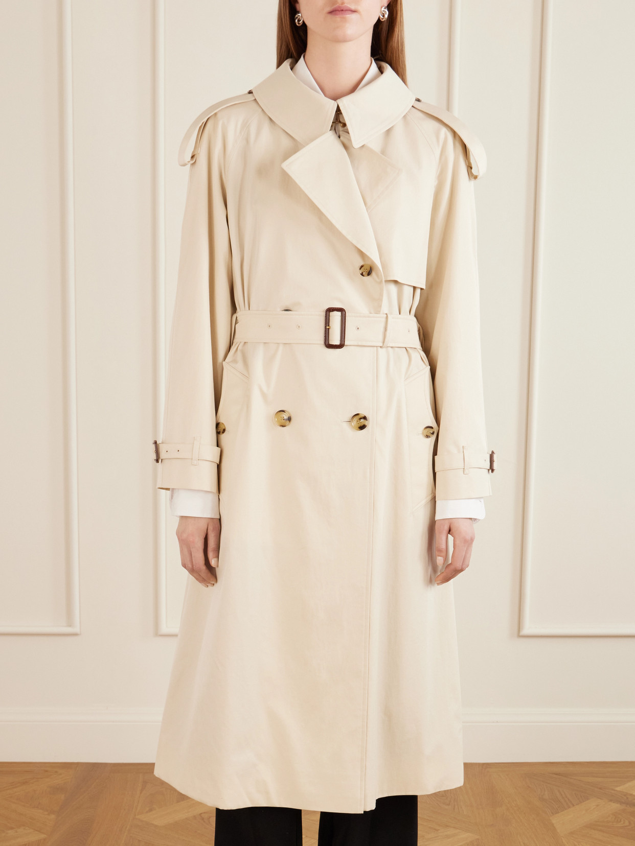Fitzrovia Belted Cotton-Gabardine Trench Coat