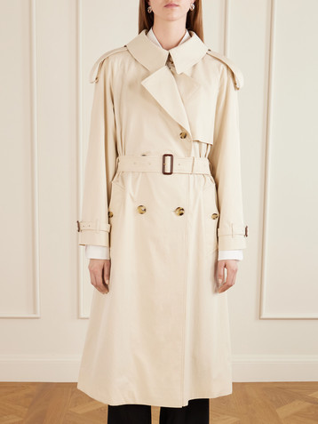 Burberry Fitzrovia belted cotton-gabardine trench coat