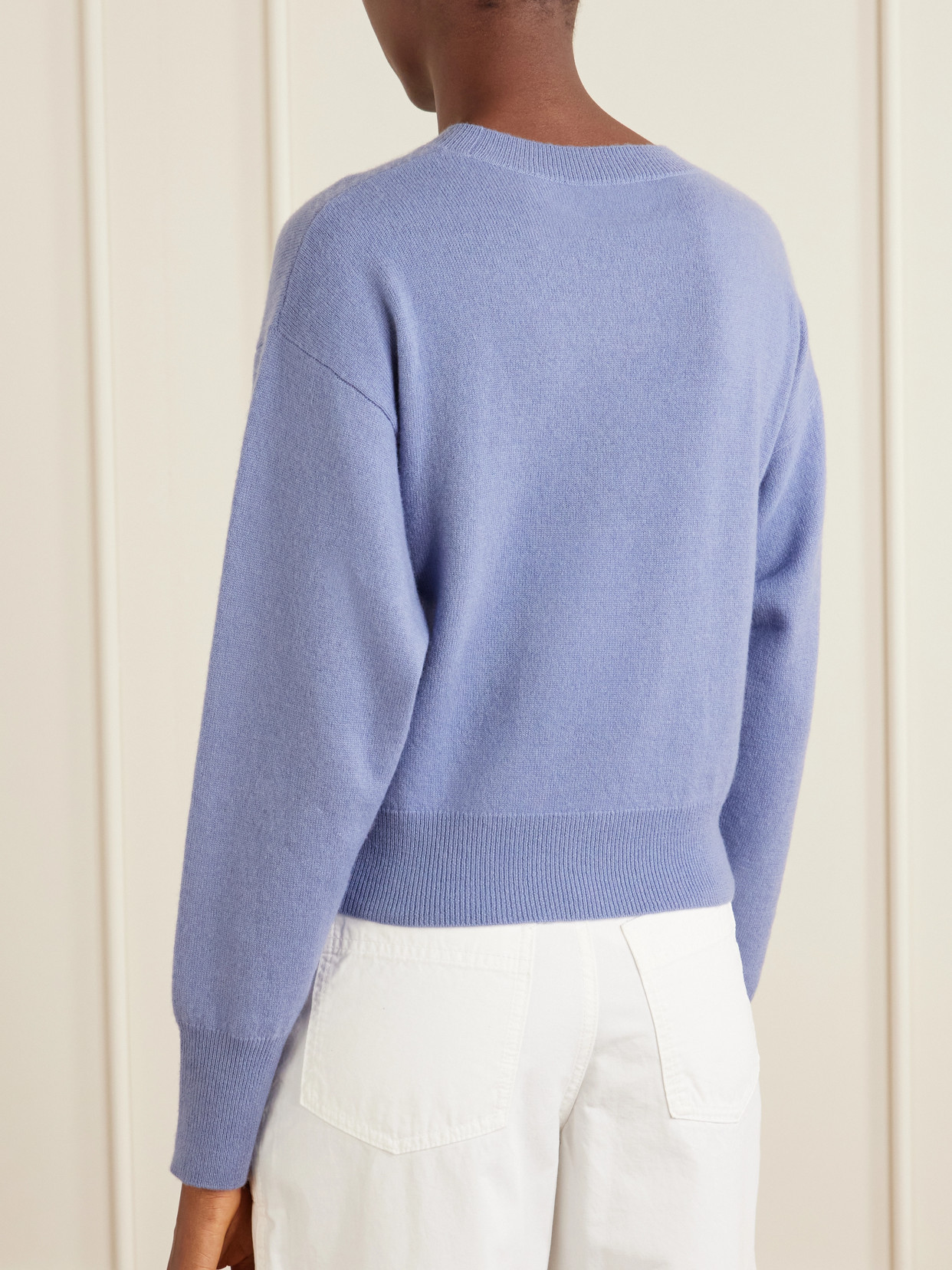 Menorca Cropped Cashmere Sweater