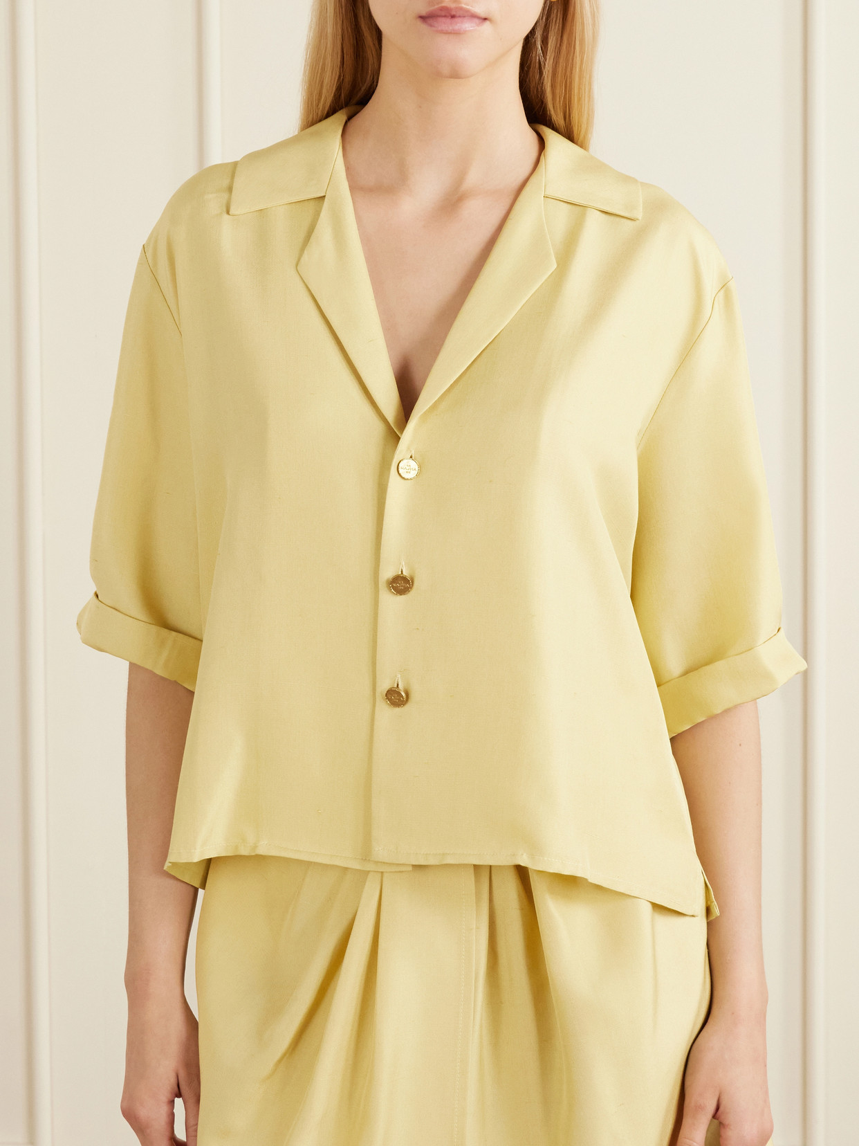 Abnus Cropped Shirt