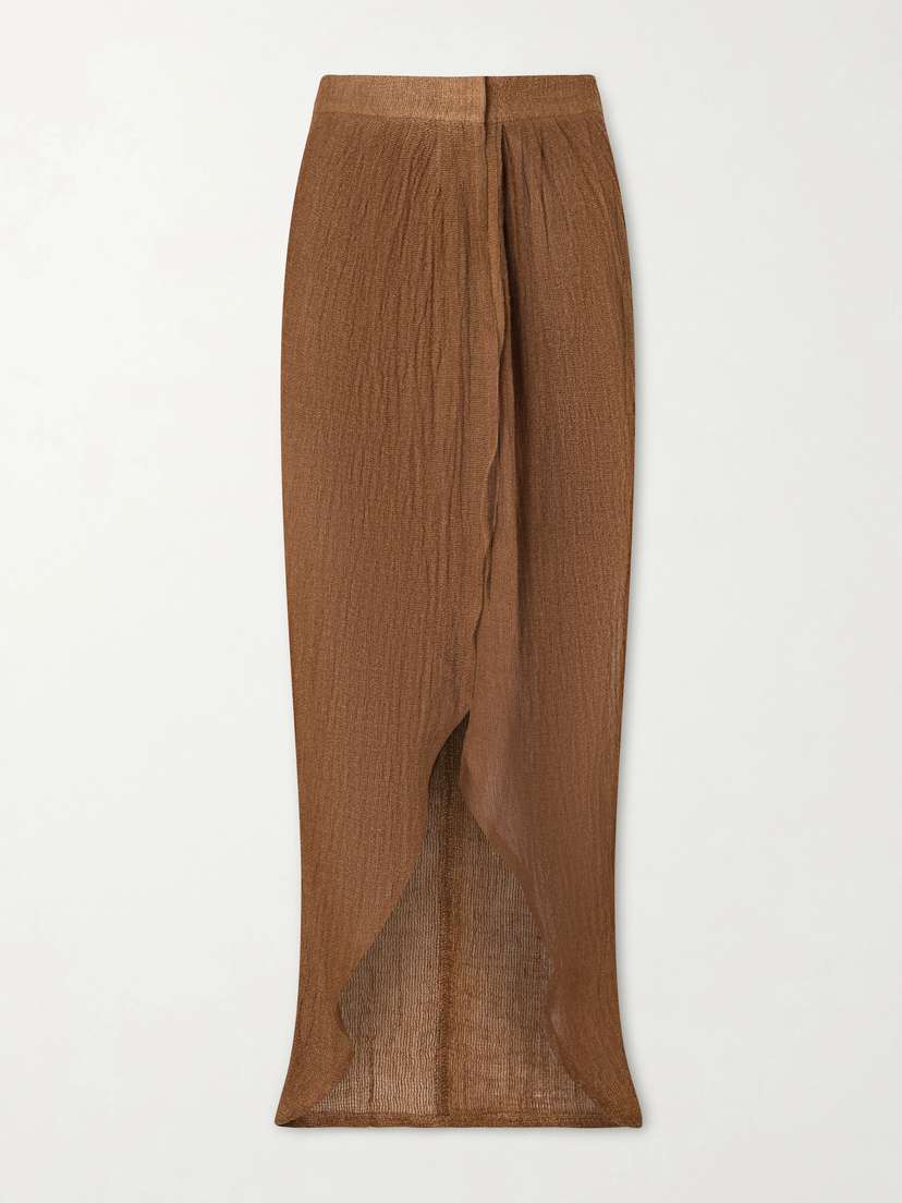 Le Kasha Kamat Organic Linen Maxi Skirt