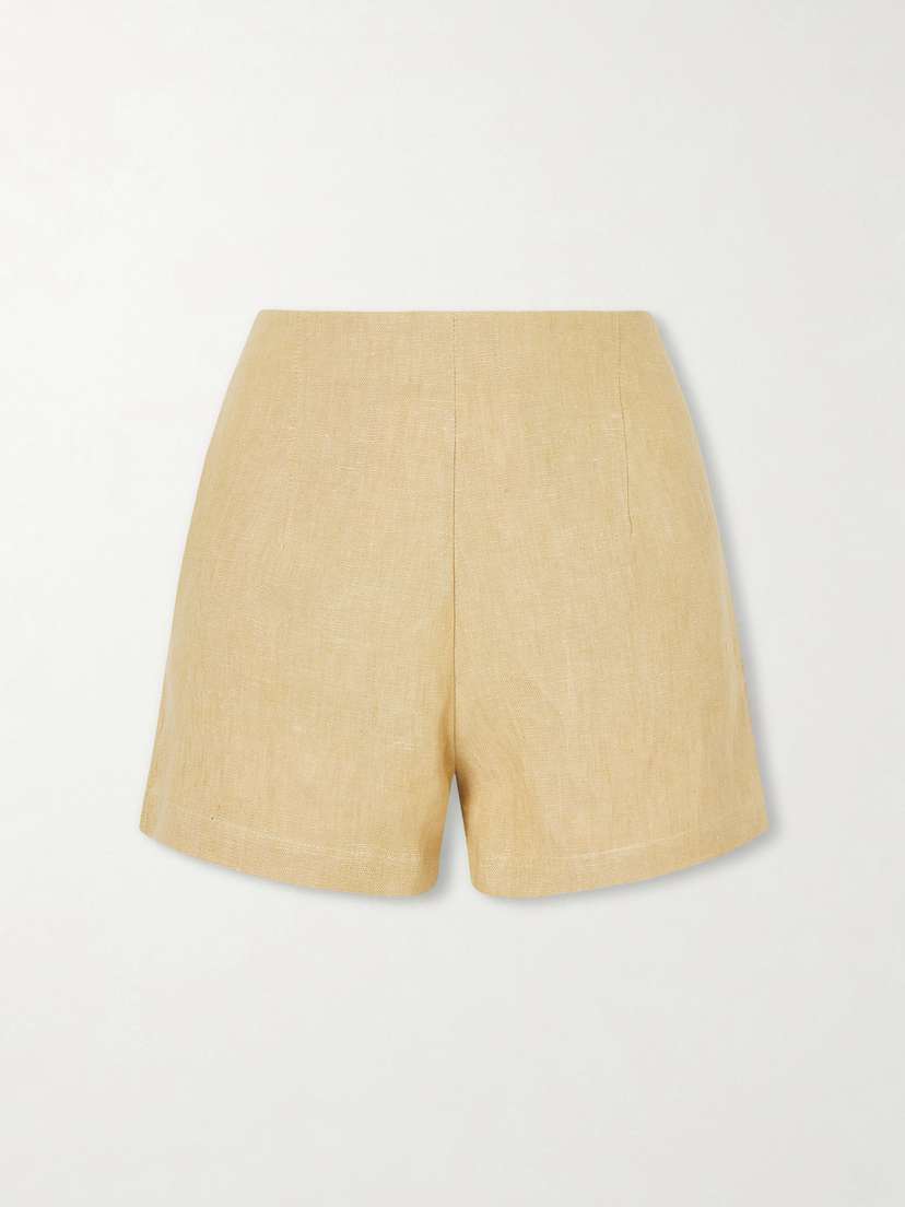 Le Kasha Ezbet Heavy Linen Shorts