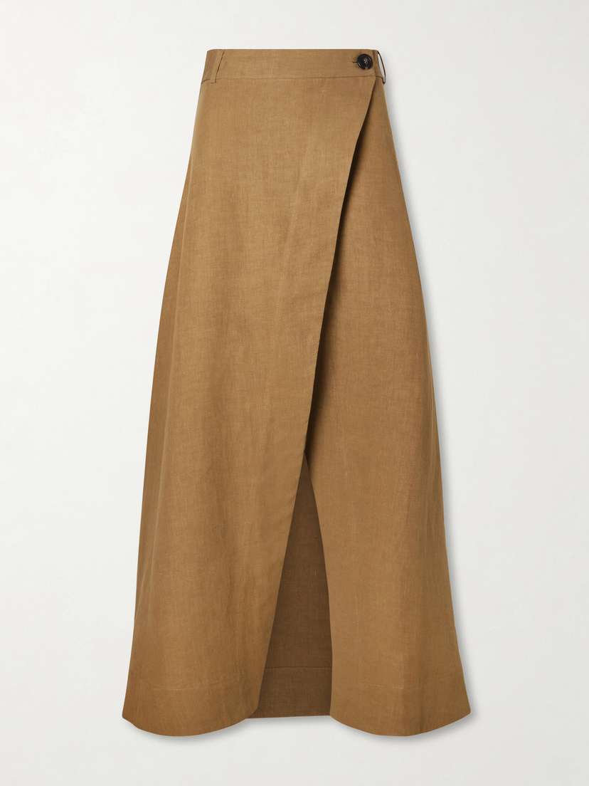 Le Kasha Rayi Linen Maxi Skirt