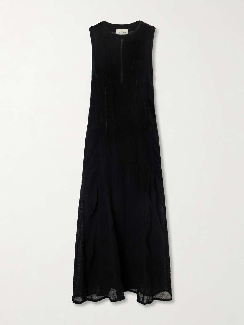 Le Kasha Dahkla Linen Maxi Dress