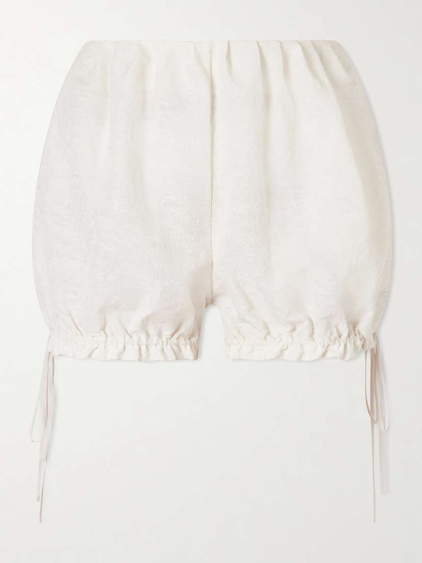 Pauline Dujancourt Nina Jacquard-knit Shorts