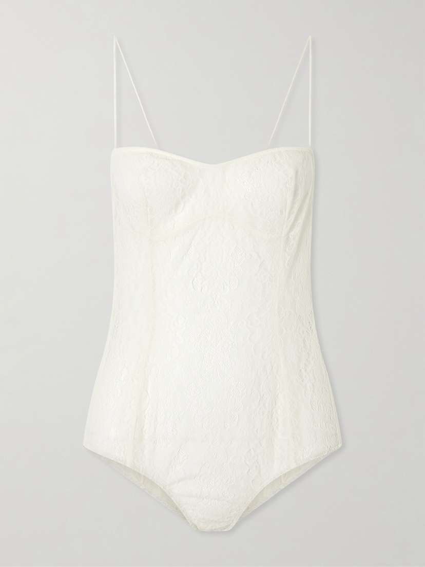Pauline Dujancourt Seagull Lace Bodysuit