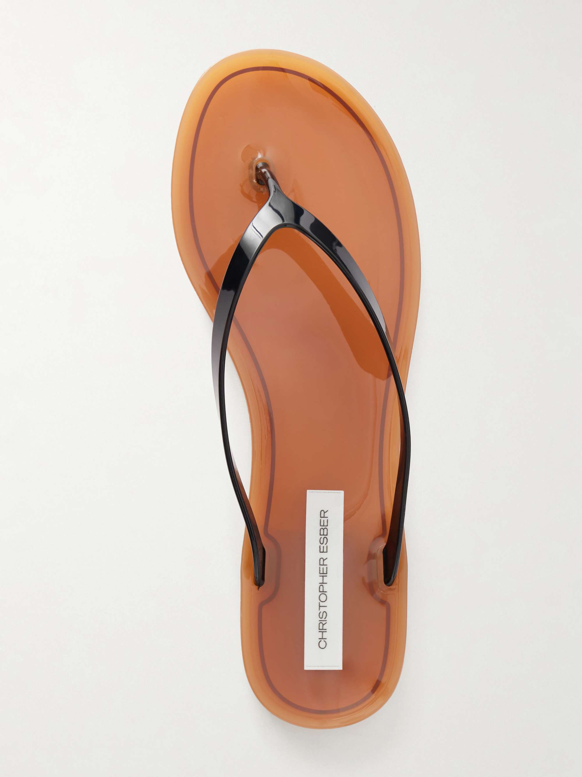 CHRISTOPHER ESBER Jo PVC flip flops | NET-A-PORTER