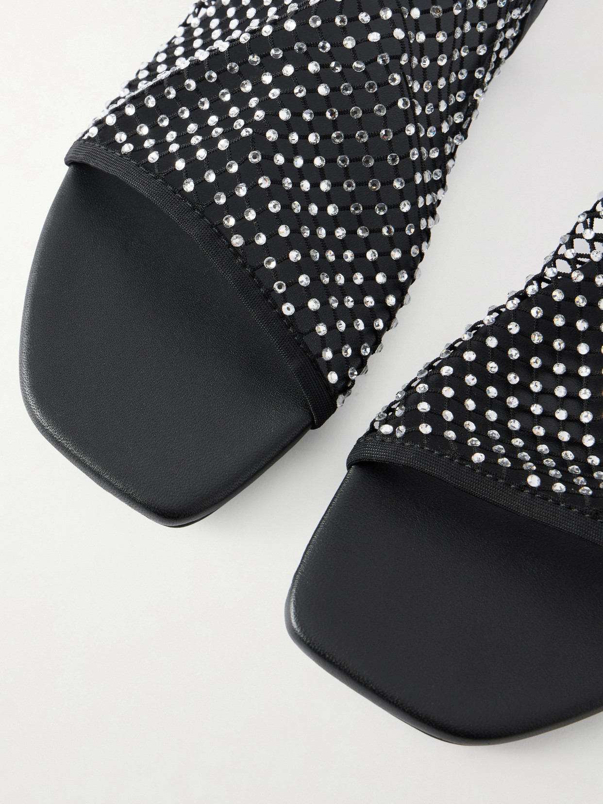 Minette Crystal-Embellished Sandals