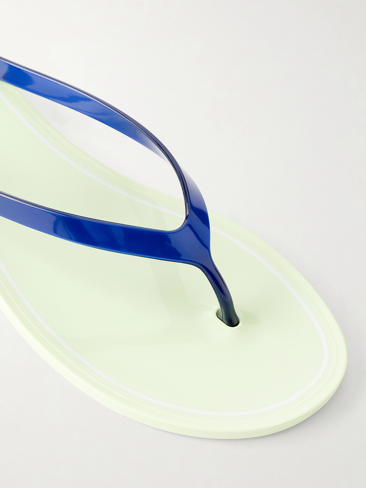 Christopher Esber Jo Pvc Flip Flops In Blue