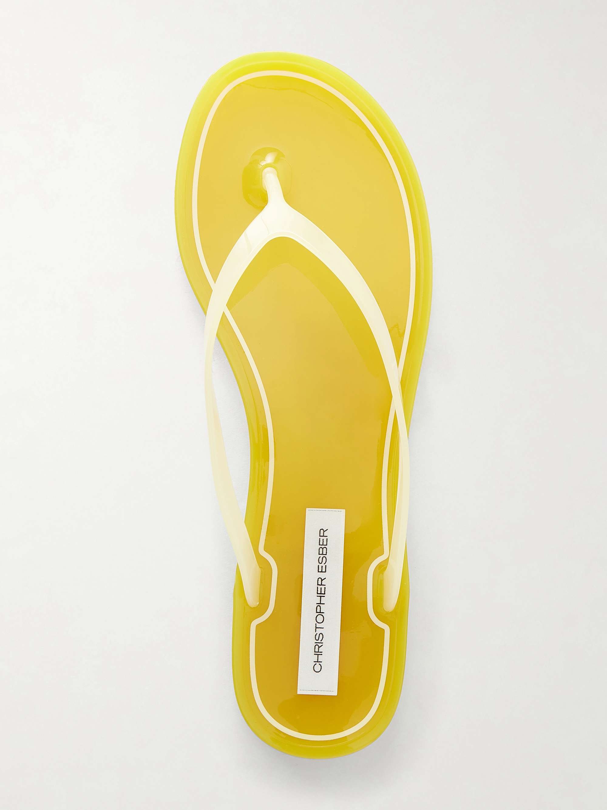 CHRISTOPHER ESBER Jo PVC flip flops | NET-A-PORTER