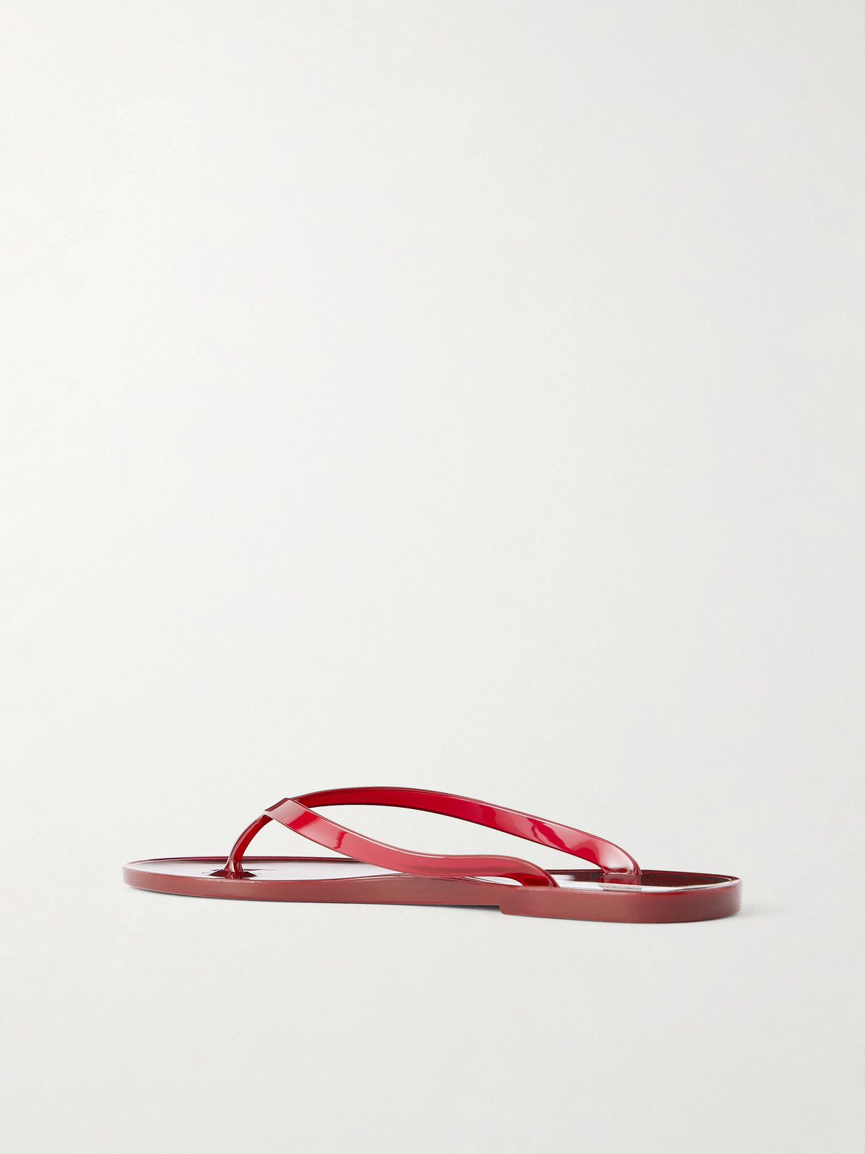 Christopher Esber Jo Glossy Flip-flops In Red