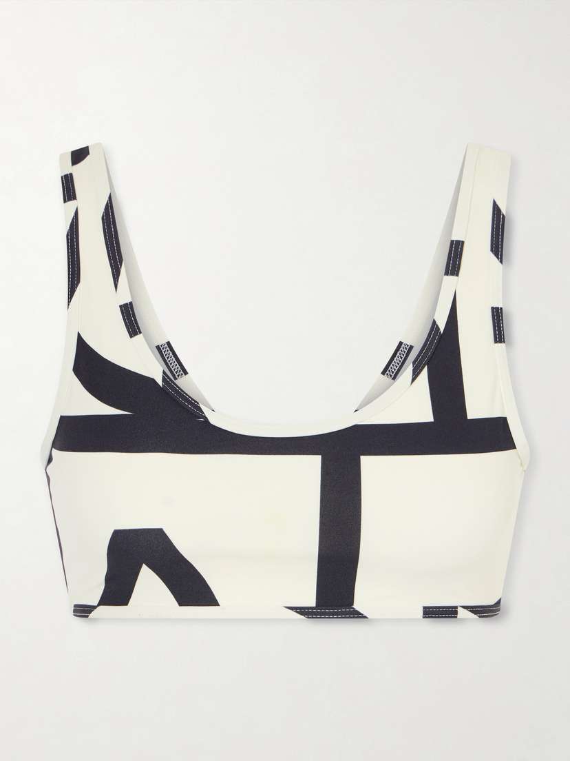 TOTEME Monogram Printed Bikini Top | Thumbnail 6 TOTEME Monogram Printed Bikini Top | Thumbnail 6