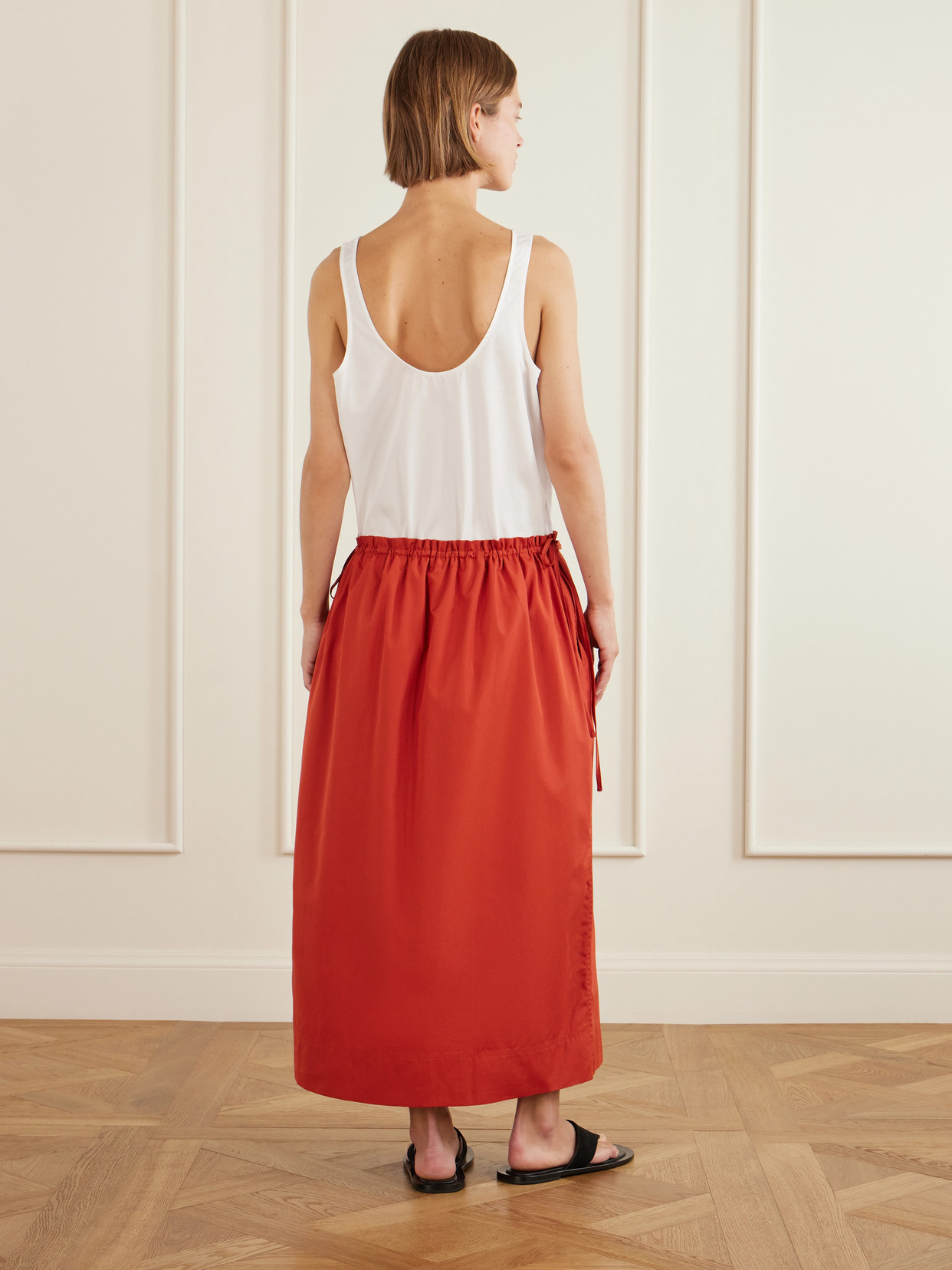 Cotton-Poplin Midi