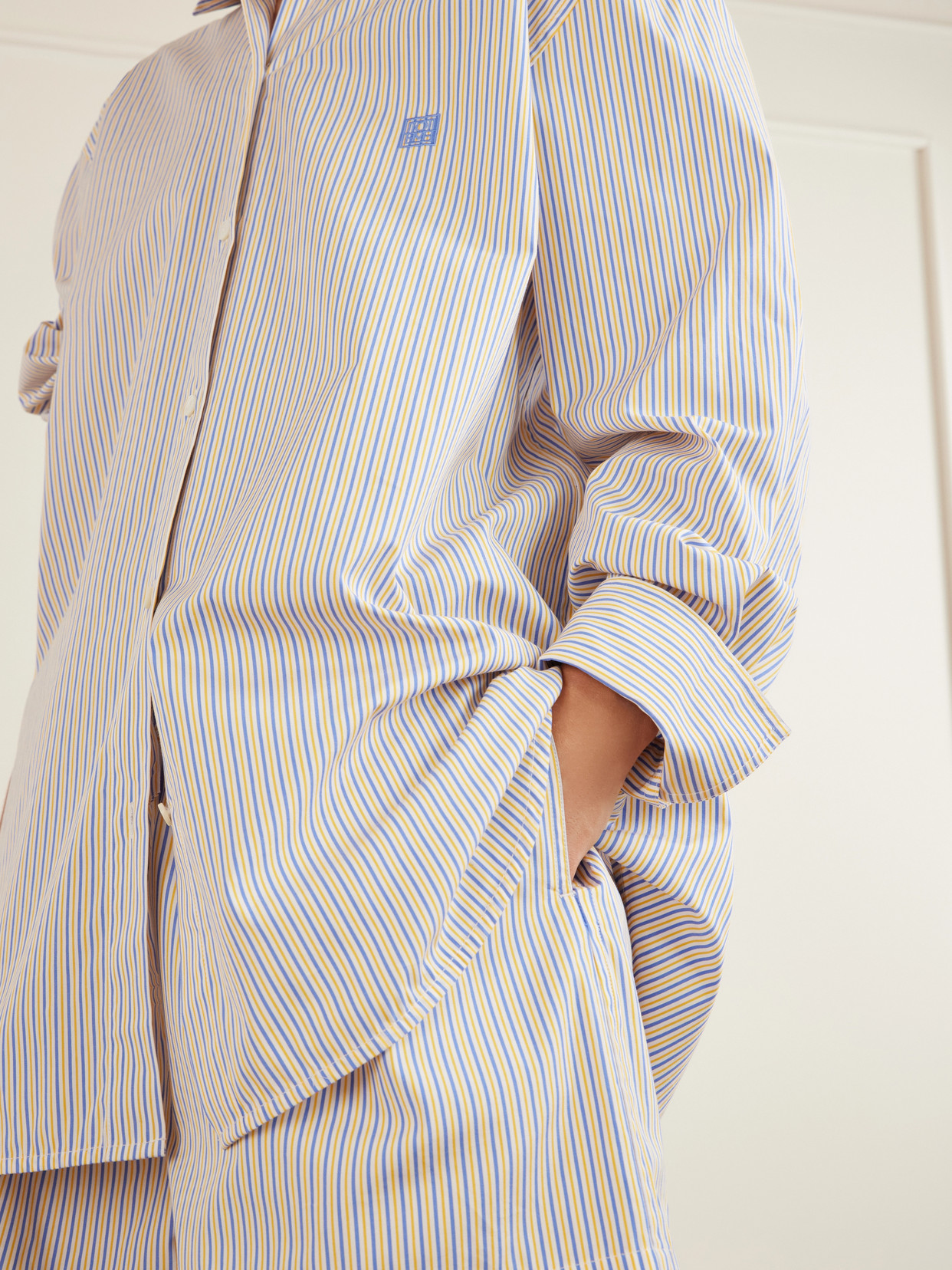 Striped Cotton-Poplin Shirt