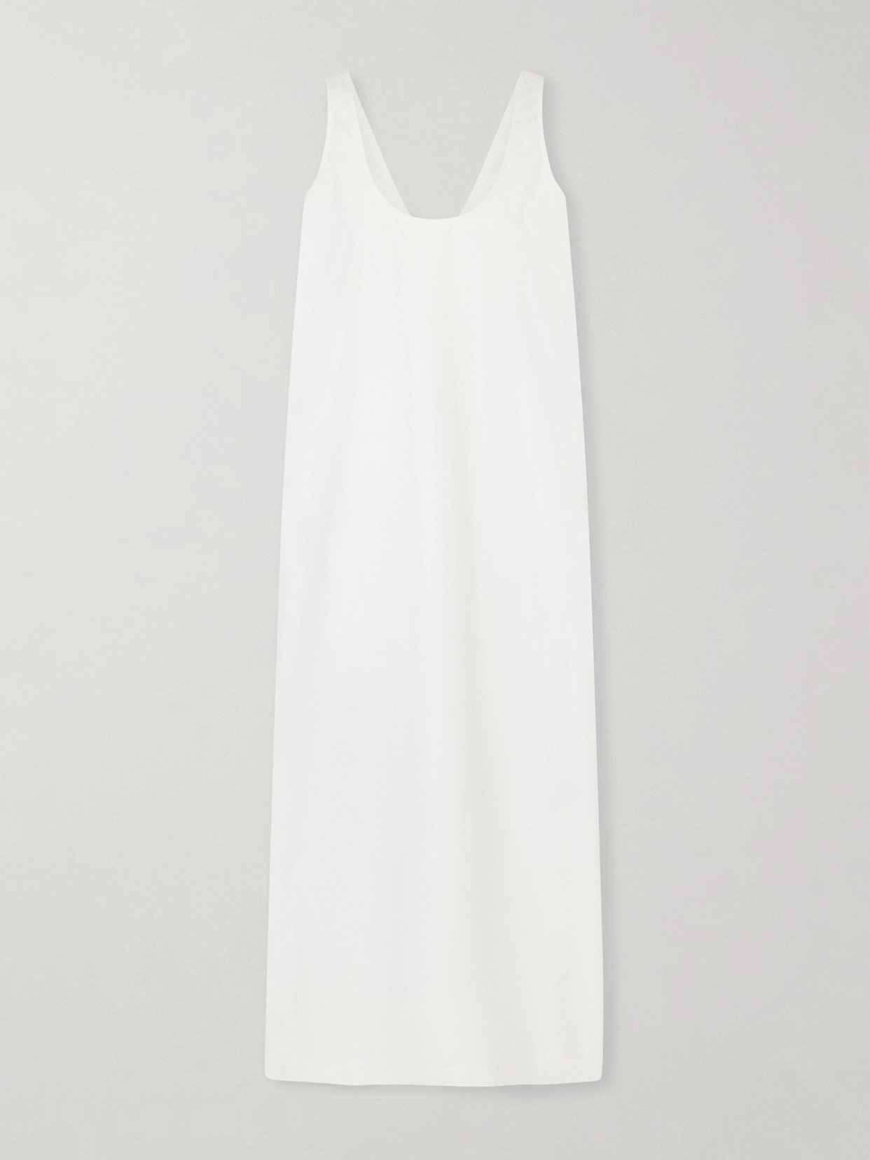 TOTEME - Cotton-poplin Midi Dress - White