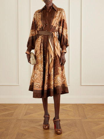 Zimmermann - Crush Panelled Mini Dress | Plush