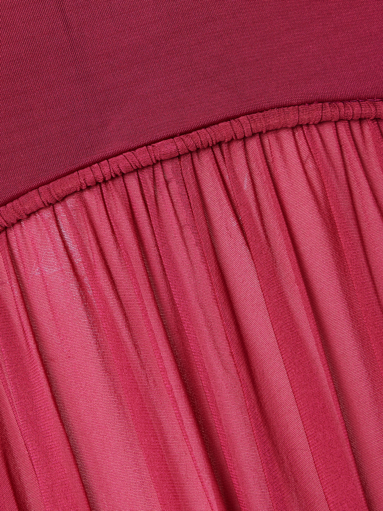 Zimmermann Strapless Gathered Jersey Gown In Burgundy