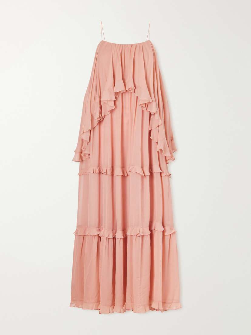 Zimmermann Ruffled Chiffon Maxi Dress