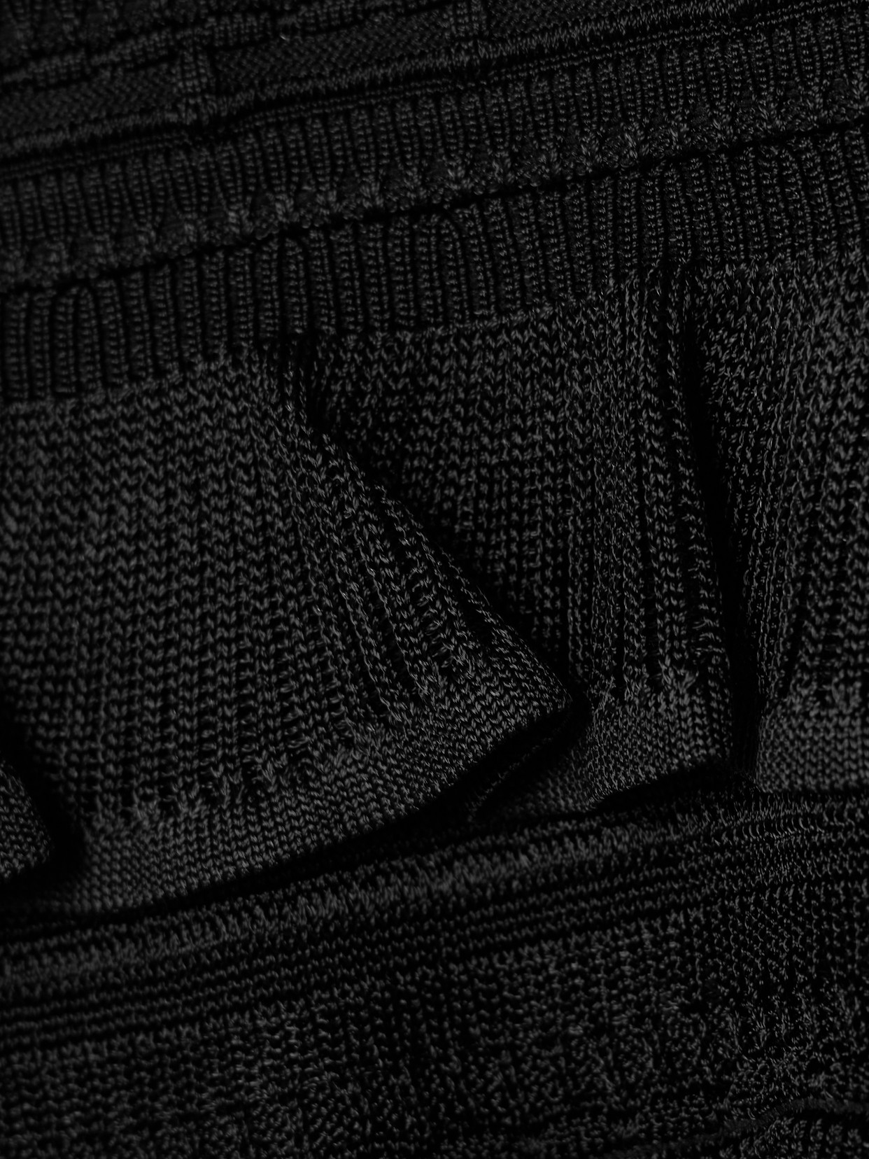 Luna Ruffled Tiered Ribbed-Knit Top