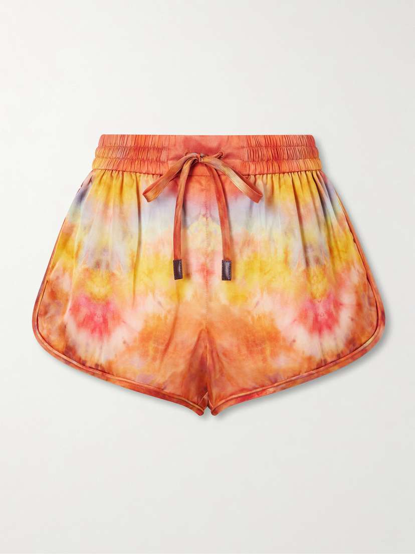 Zimmermann Tie-dye Silk Shorts