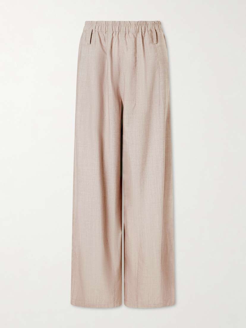 The Frankie Shop Oakdale Virgin Wool Wide-leg Pants