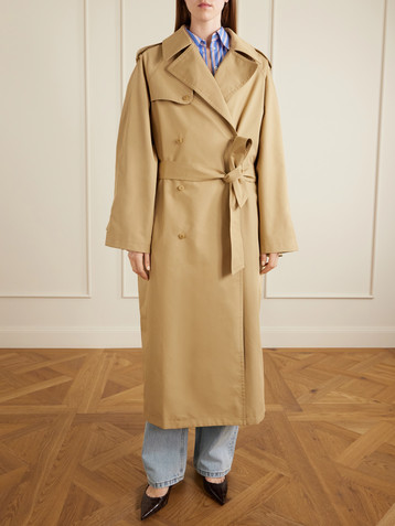 The Frankie Shop Riva cotton-blend trench coat
