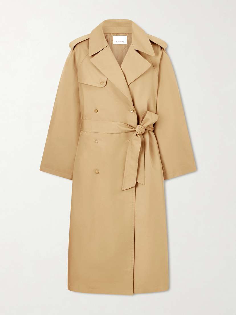 The Frankie Shop Riva Cotton-blend Trench Coat