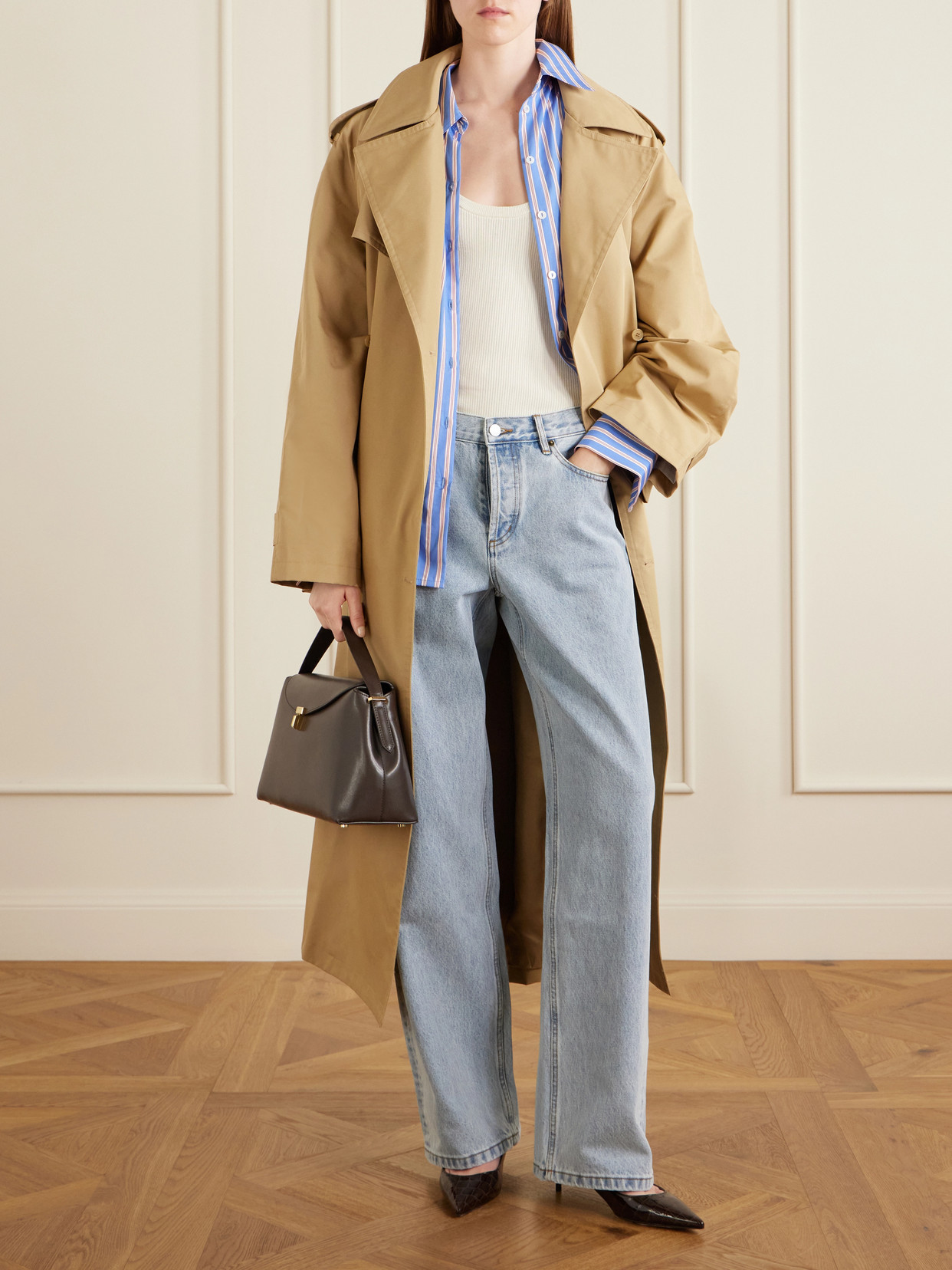 Riva Cotton-Blend Trench Coat
