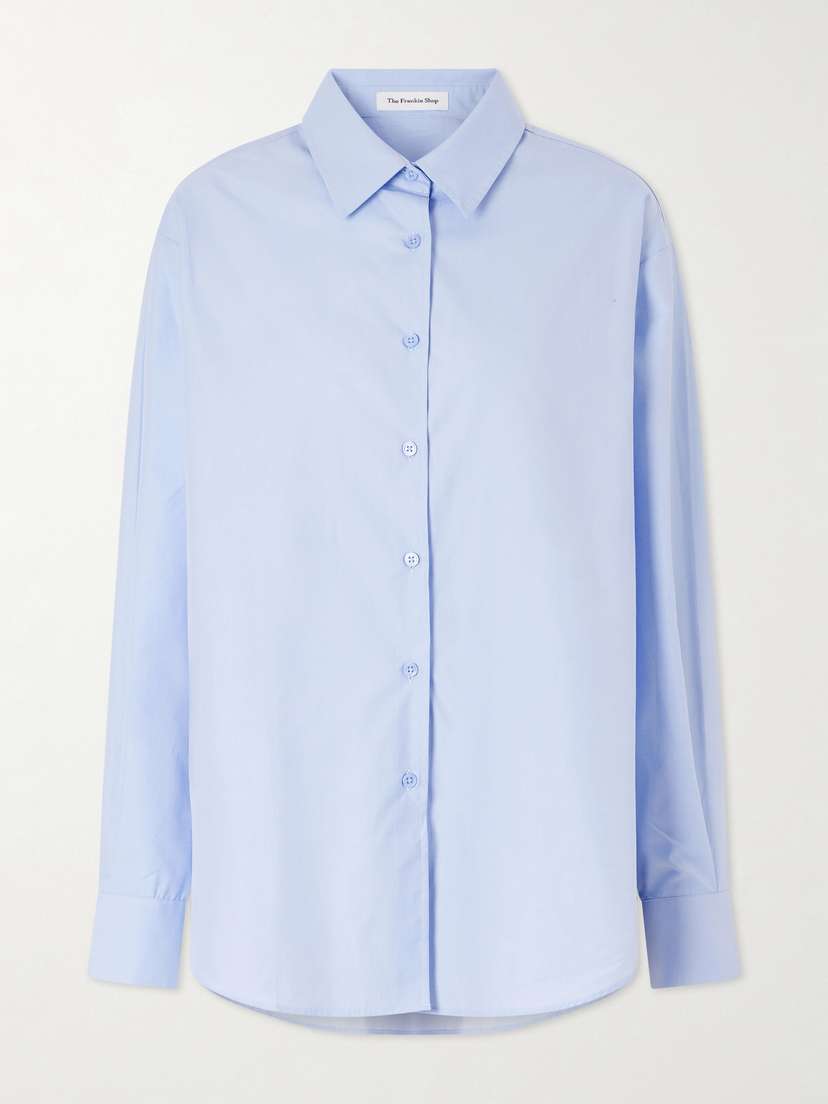 The Frankie Shop Peri Cotton-poplin Shirt