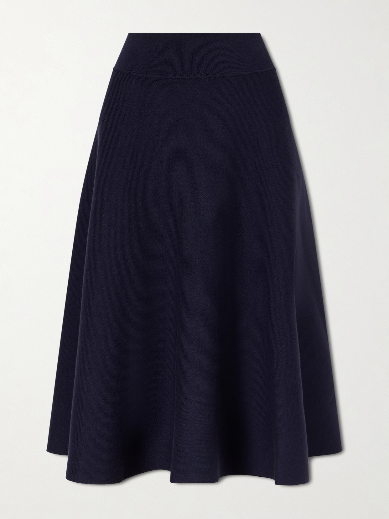 The Frankie Shop July Woven Midi Skirt In Blue